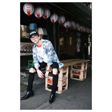 Tokyo tower graphic mesh cap