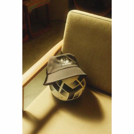 Sports logo nylon bucket hat