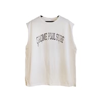 wash logo tank top