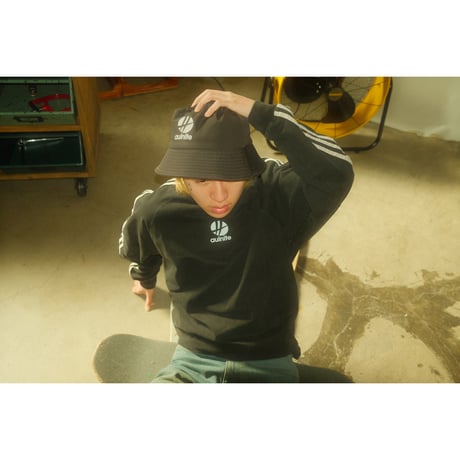 Sports logo nylon bucket hat