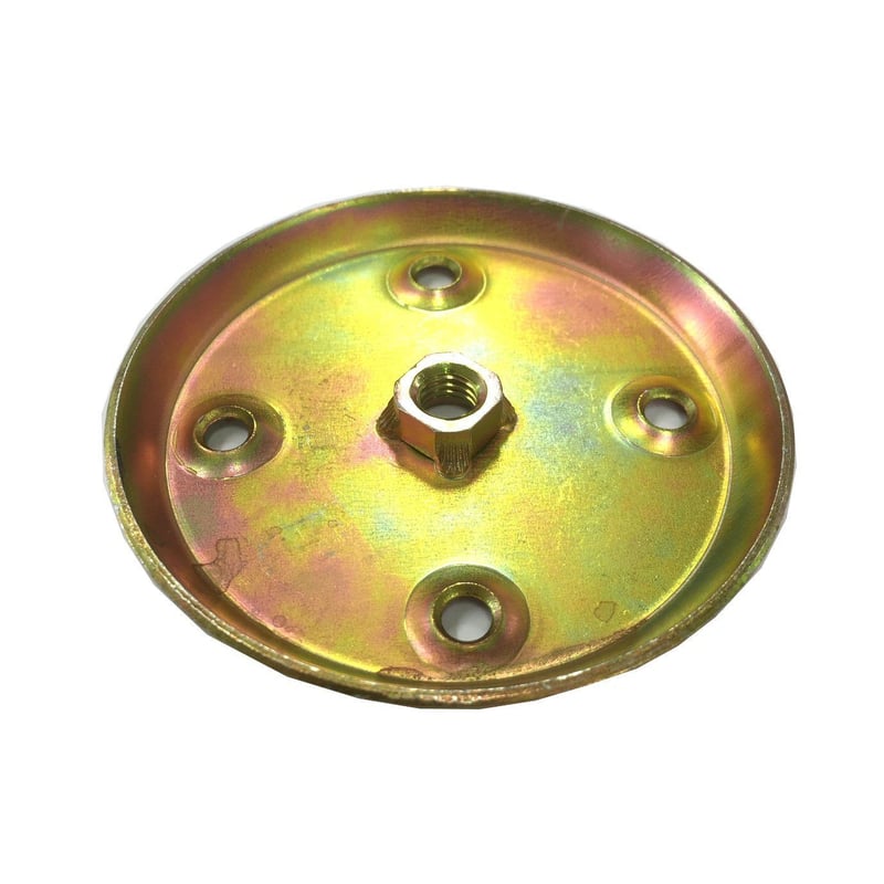 869295：丸プレート 80φ ネジ径：M8 | 森の金物屋さん