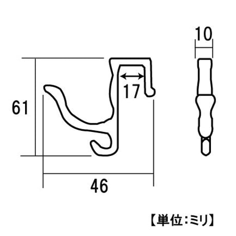 864494：ニッケル枝長押　大