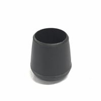 椅子ゴム足　黒丸　P-8