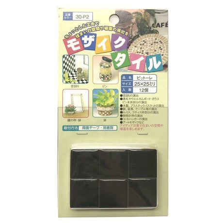 モザイクタイル　25角　ピットーレ　12個入①