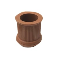 RP椅子ゴム足　茶丸　豆小　15（4個入）