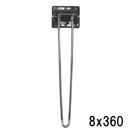 866590：クローム丸棒脚　8x360