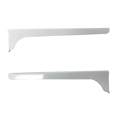 ステンレス棚柱用ブラケット　280ミリ（左右1組入）