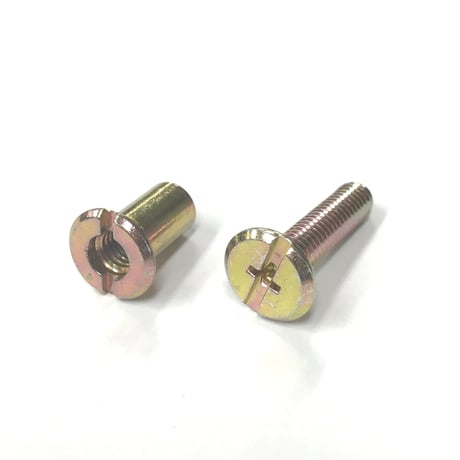869221：ボルトナット連結セット　クロメート　M6x26（1組入）R-58