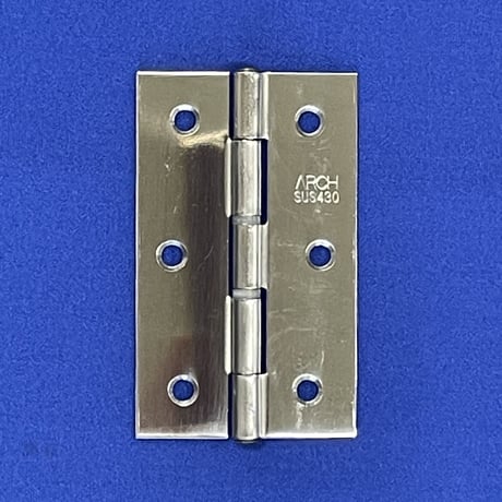 854710：アーチ　ステン 蝶番76ミリ（2枚入）