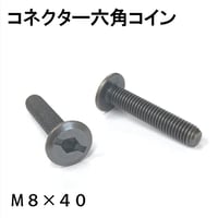 869277：コネクター六角コイン　M8x40（2個入）R-110