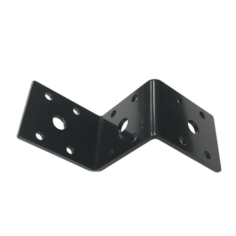 868774：等辺段付金具　黒　35x45