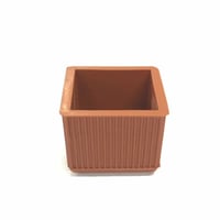 870931：椅子ゴム足　茶角　28
