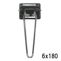 866545：クローム丸棒脚　6x180