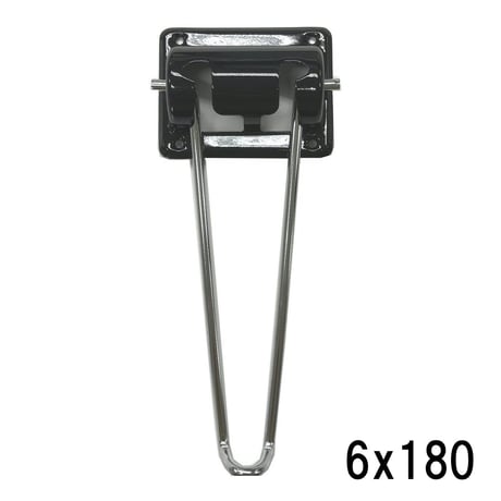 866545：クローム丸棒脚　6x180