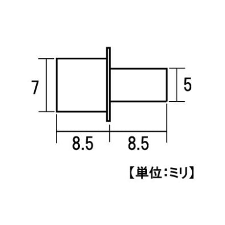 PCナイロンタナダボ　2号　5mm（8個入）