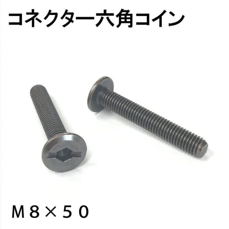 869280：コネクター六角コイン　M8x50（2個入）R-112