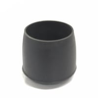 椅子ゴム足　黒丸　P-10