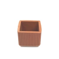 867613：RP椅子ゴム足　茶角　豆大　21（4個入）