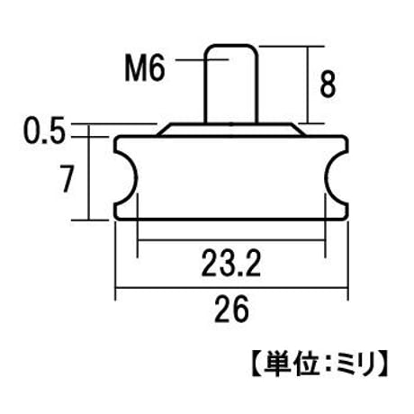 869513：B-763 ベアリング車 DU-26B（2個入）