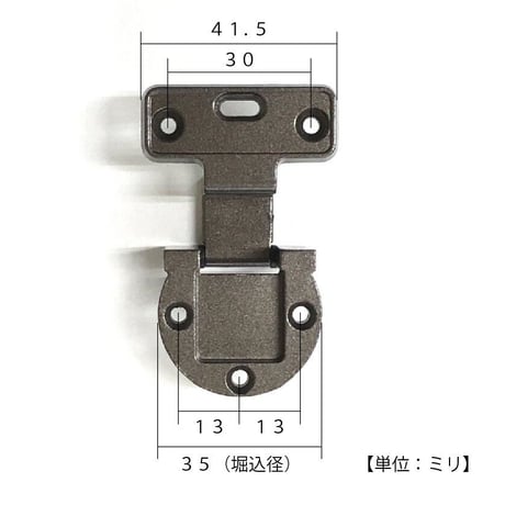 859170：アングル蝶番　18×19　ＧＢ