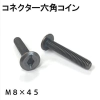869278：コネクター六角コイン　M8x45（2個入）R-111