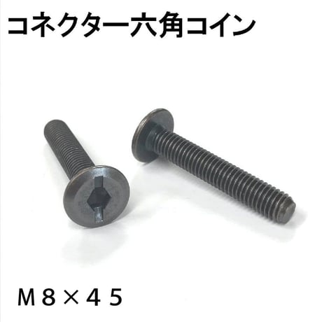 869278：コネクター六角コイン　M8x45（2個入）R-111