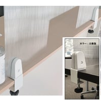 パーティション金具　首振り　バイス式