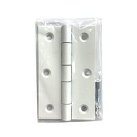 855661：カラー蝶番　白　89ミリ（1枚入）