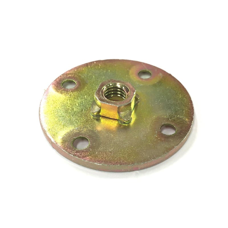 ぷん丸ページ 869291：丸プレート 50φ ネジ径：M8 | 森の金物屋さん