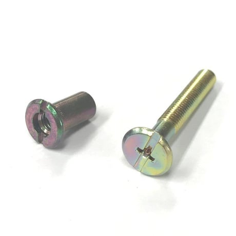 ボルトナット連結セット　クロメート　M6x45（1組入）R-61
