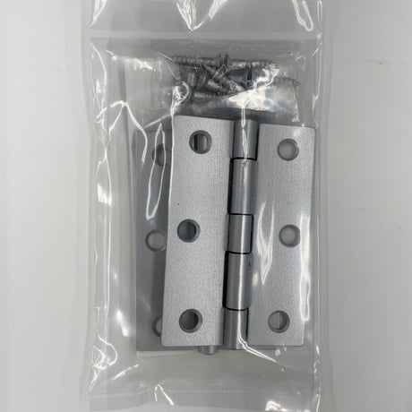 854049：袋入シルバーカラー蝶番　64ミリ（2枚入）