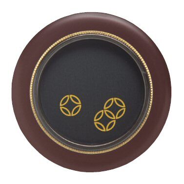 863733：襖引手 釘付 中 茶 S-182 （2個入）B-843 | 森の金物屋さん