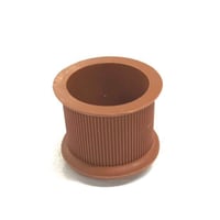 867704：RP椅子ゴム足　茶丸　24（4個入）