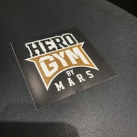 HEROGYM ステッカー ブラック