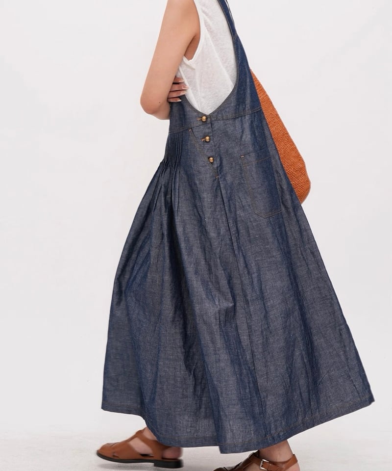 予約販売】デニムサロペットスカート | KISHIKA