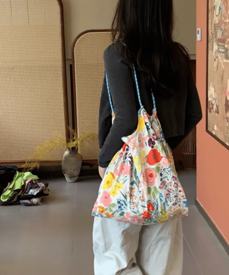 トートバッグ ショルダ リバーシブル エコ サブ リーフ フラワー ハンドメイド トートバッグ サブ ショルダ リバーシブル ハワイ フラワー リーフ