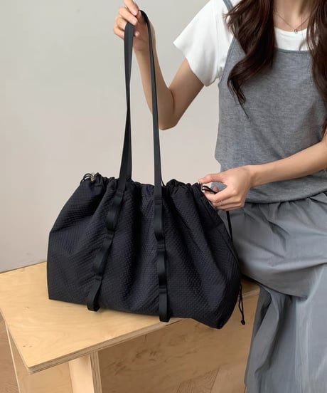 【予約販売】ナイロン ストリングトートバッグ