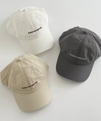 【予約販売】ロゴ刺繍ナイロンCAP キャップ
