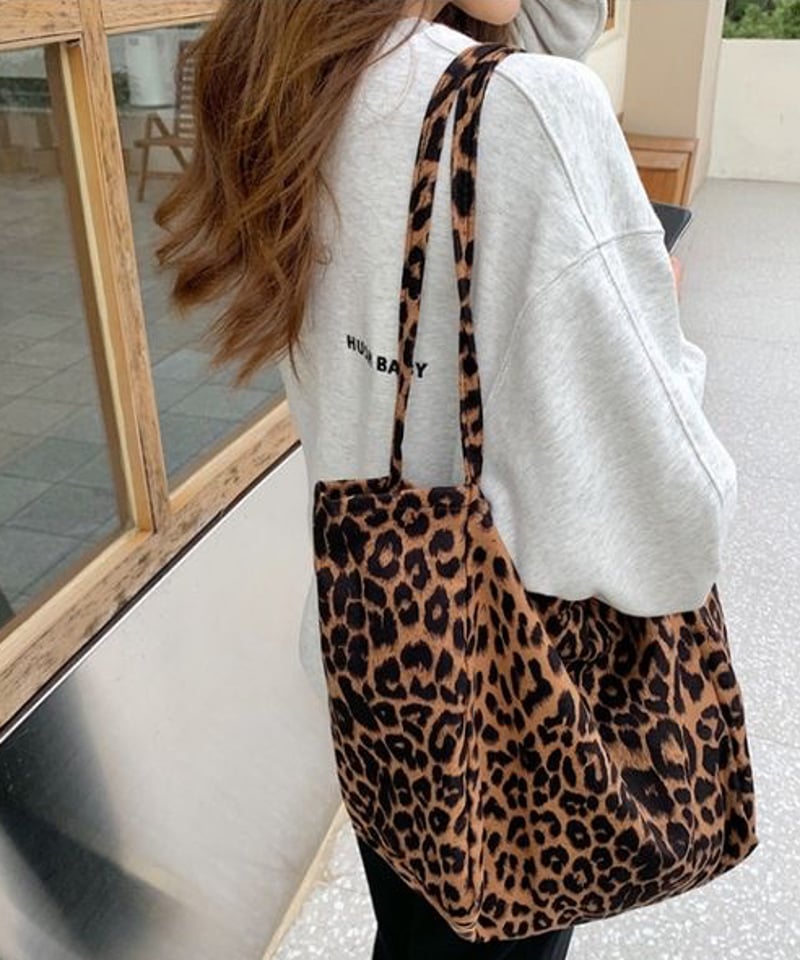 予約販売】レオパード柄トートバッグ | KISHIKA