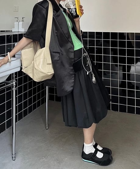 【予約販売】SG ストラップスニーカー#ブラック