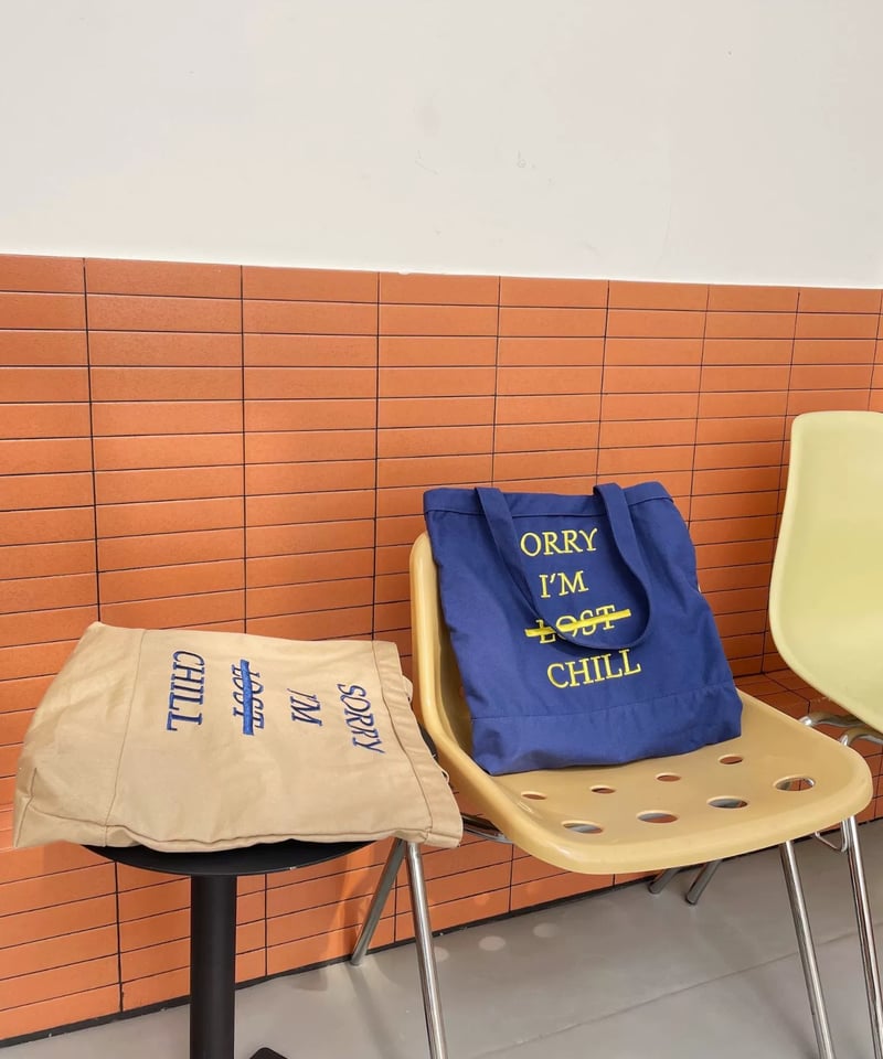 予約販売】CHILL刺繍トートバッグ | KISHIKA 予約販売】CHILL刺繍トートバッグ | KISHIKA