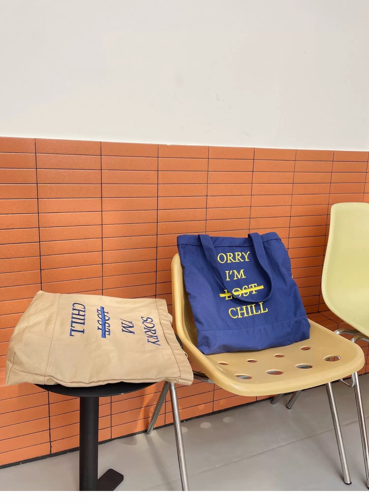 予約販売】CHILL刺繍トートバッグ | KISHIKA 予約販売】CHILL刺繍トートバッグ | KISHIKA