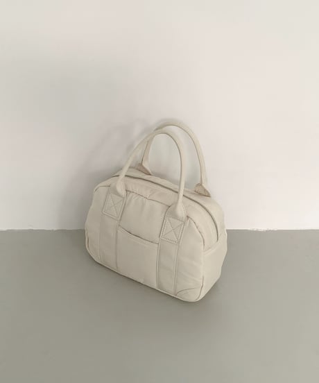 【予約販売】ナイロンラウンドミニボストンバッグ