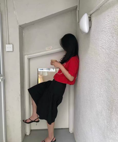 【予約販売】レトロフリル クロップドハーフパンツ
