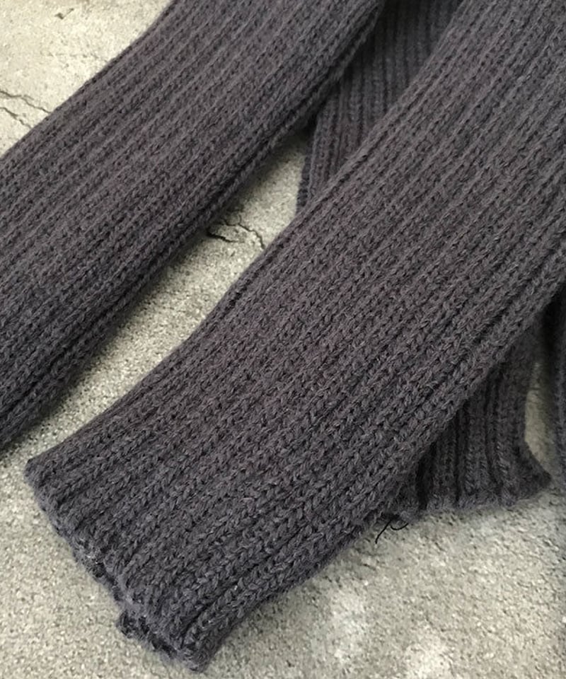 【関税込み】Courreges ブラック リブ ウール アームウォーマー BLCK FRIDAY SALE【即納】太リブアームウォーマー | KISHIKA