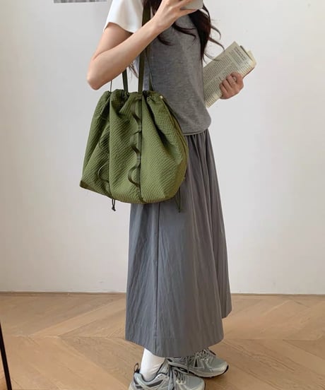 【予約販売】ナイロン ストリングトートバッグ