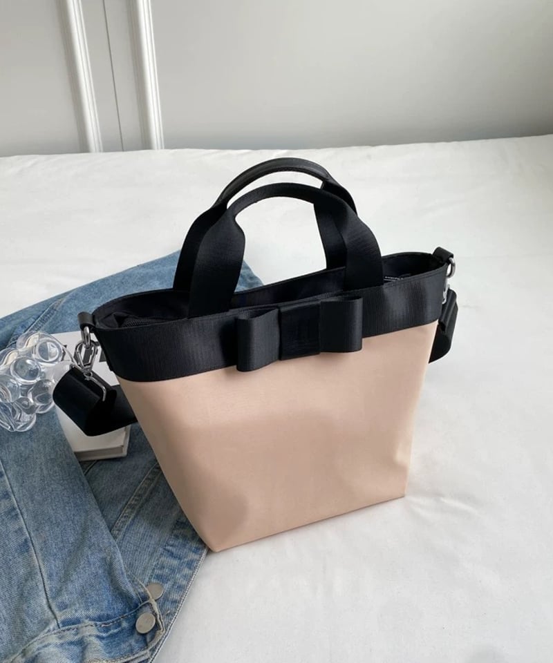 予約販売】リボンナイロンミニトートバッグ | KISHIKA