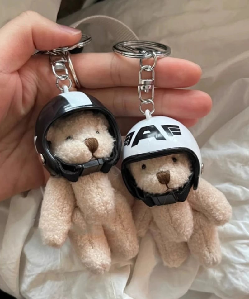 予約販売】ヘルメットベアキーホルダー | KISHIKA 予約販売】ヘルメットベアキーホルダー | KISHIKA