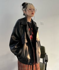 【予約販売】  レトロレザージャケット