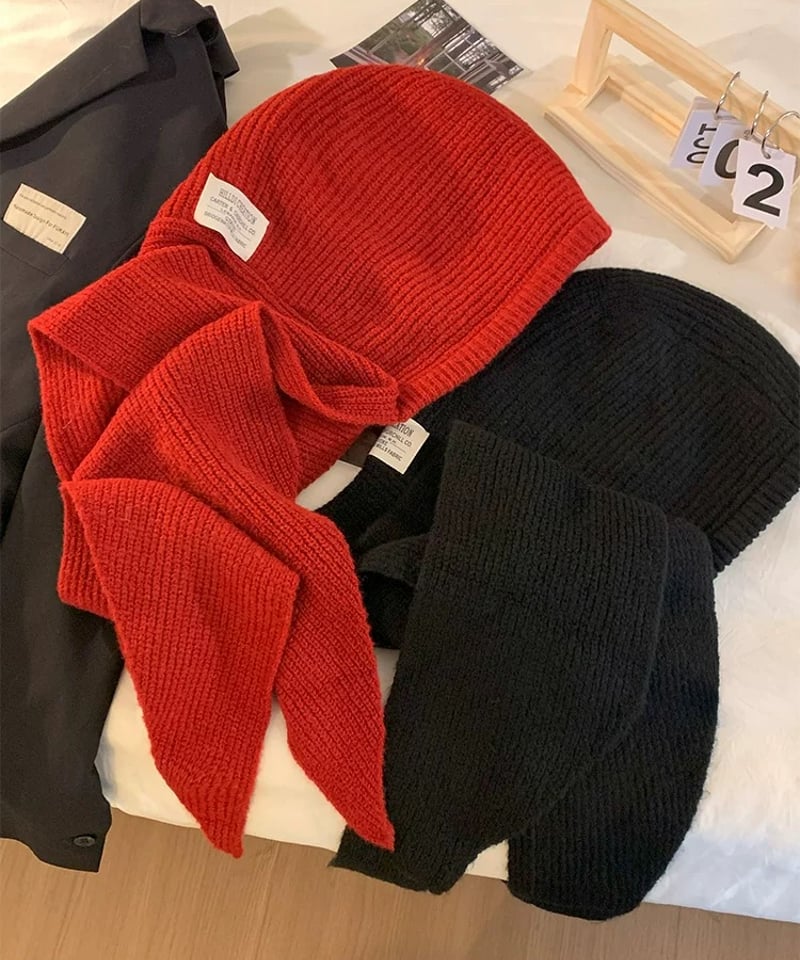 予約販売】バラクラバ ニットフードマフラー | KISHIKA